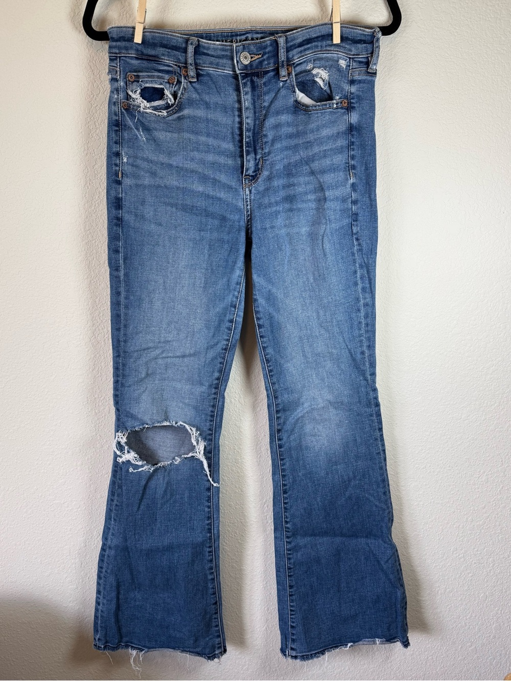 American Eagle Distressed Kick Flare Jeans Women’s Size 6